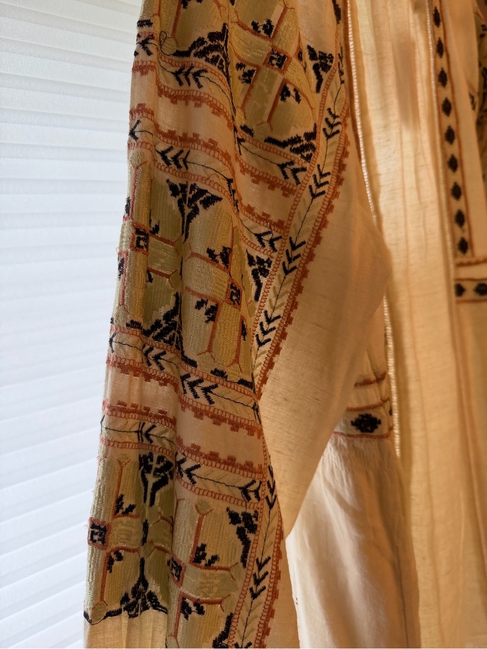 Free People Boho Embroidered Cream Maxi Dress - Picture 7 of 7